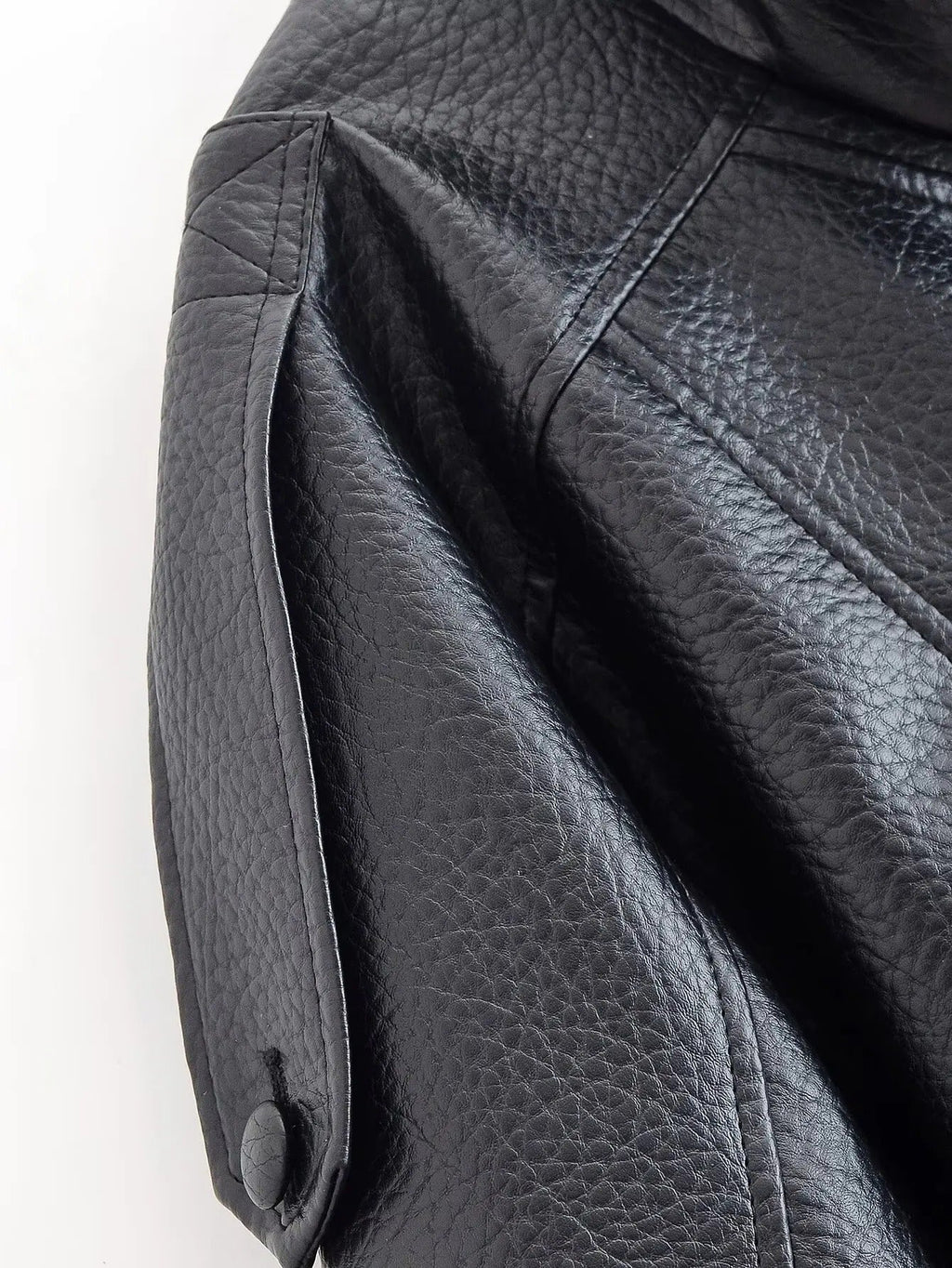 Cecil Asymmetrical Leather Jacket